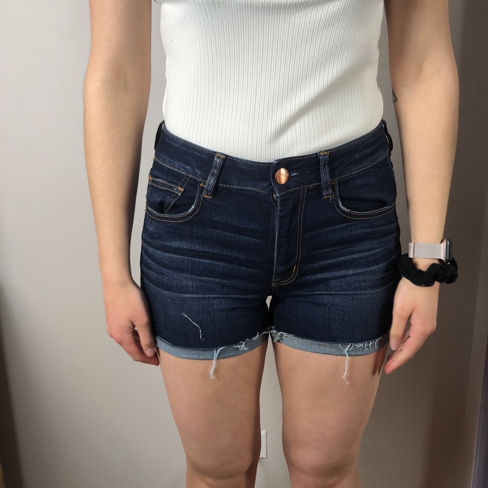 AEO Midi Jean Shorts